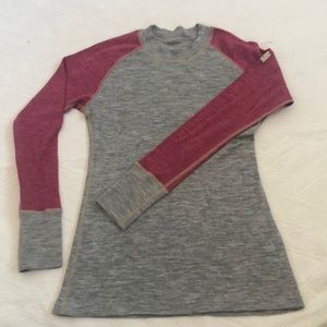 Janus 100%wool long sleeve shirt